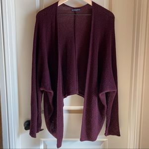 Brandy Melville Maroon Cardigan (One Size)